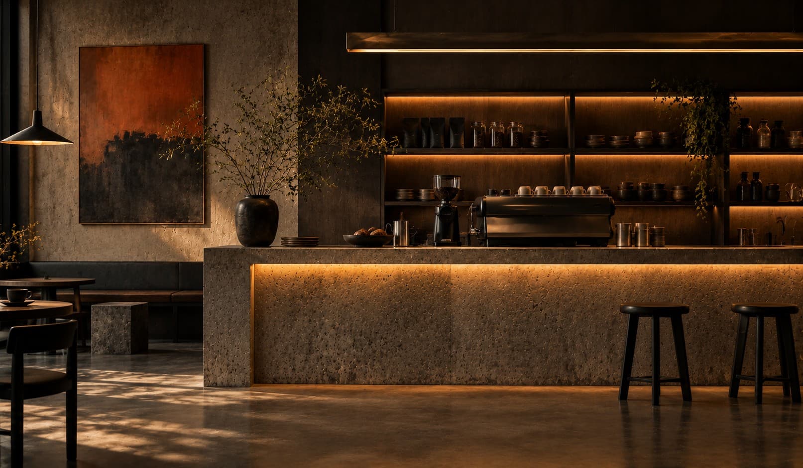 Cafés interior — h-aesthetic studio